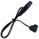 Rolux 4-poliger XLR-Buchsenstecker mit männlichem D-Tap RL-C3