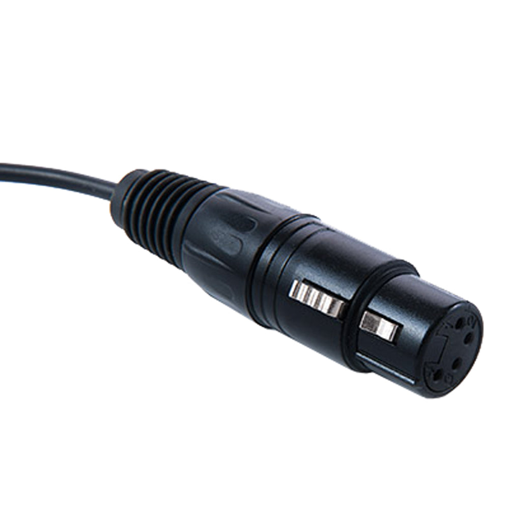 Rolux 4-poliger XLR-Buchsenstecker mit männlichem D-Tap RL-C3