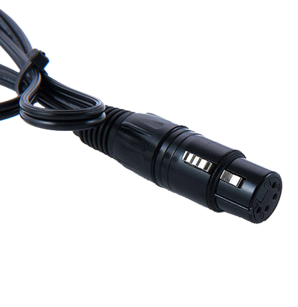 Rolux 4-poliger XLR-Buchsenstecker mit männlichem D-Tap RL-C3