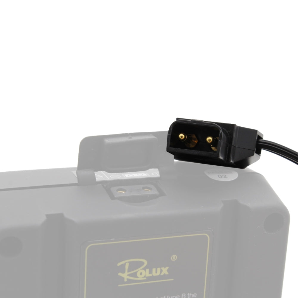 Rolux 4-polige XLR-Buchse mit männlichem D-Tap RL-C5