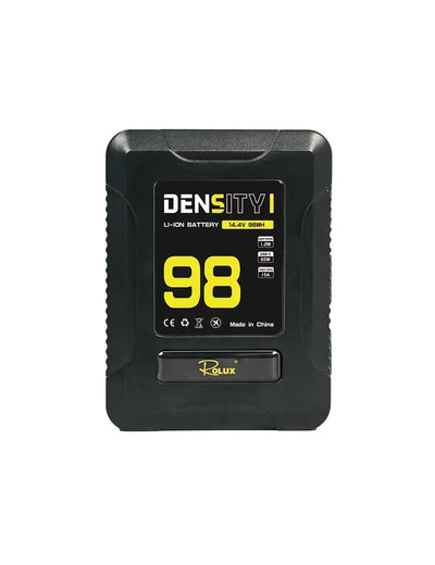 Rolux V-Mount-Akkudichte: 98 Wh, 14,8 V, 6800 mAh