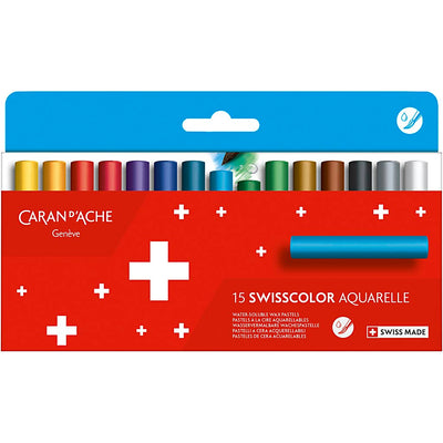 Caran Dache Caran d'Ache Neocolor II, Junior, L: 5 cm, Stärke 8,5 mm, verschiedene Farben, 15 Stück 1 Box