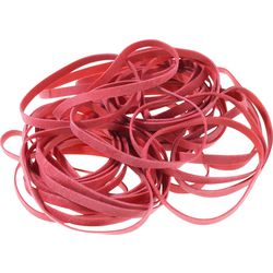 Gummibänder Bürodepot 500 g rot