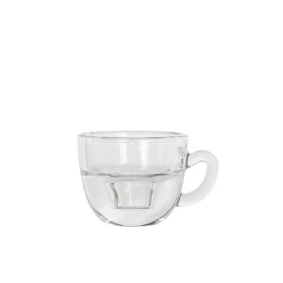 Ideen 4 Jahreszeiten Kerzenhalter Kaffee klar ø8xh5cm