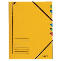 Sortiermappe Leitz gelber Karton A4
