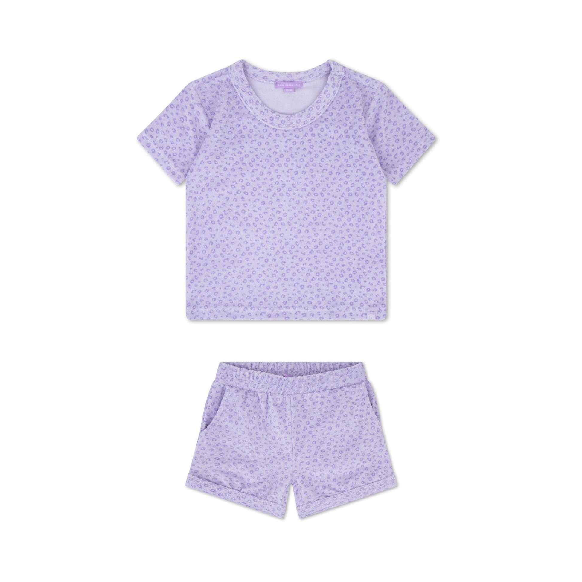 Leopard | Lila Girls Set Strand - Terry