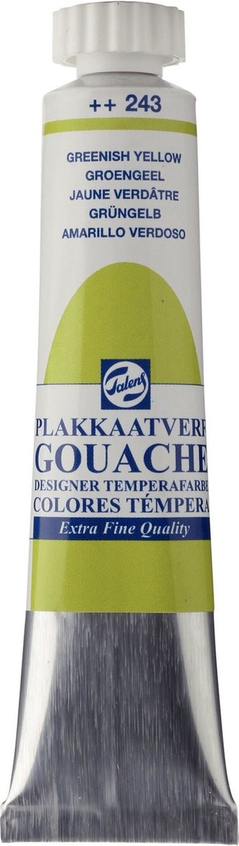 Talens Gouache - 243 Grüngelb - Gouache extrafein - - 20 ml