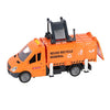 Rapid Wheels Müllwagen mit Licht, Klang und Reibung