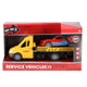 Rapid Wheels Autotransporter mit Auto und Licht und Sound und Reibung