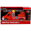 Rapid Wheels Fire Truck mit Leiter und Licht sowie Klang- und Reibungsspray -Funktion