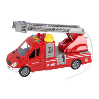 Rapid Wheels Fire Truck mit Leiter und Licht sowie Klang- und Reibungsspray -Funktion