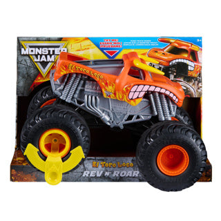Monster Jam – El Toro Loco Rev 'n Roar Monster Truck – 1:15 – mit Sound – Spielzeugfahrzeuge