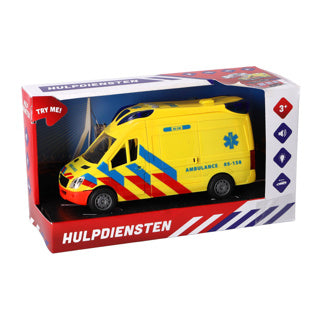 Schnellräder im Ambulanzwagen mit Licht und Klang