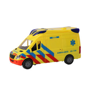 Schnellräder im Ambulanzwagen mit Licht und Klang