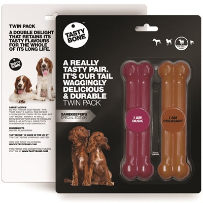 Leckerer Knochen -Twinpack -Entenfasan