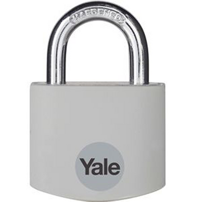 Yale 1065219 – Vorhängeschloss Aluminium 32 mm grau 1. Standard-Sicherheit | 6 Stück