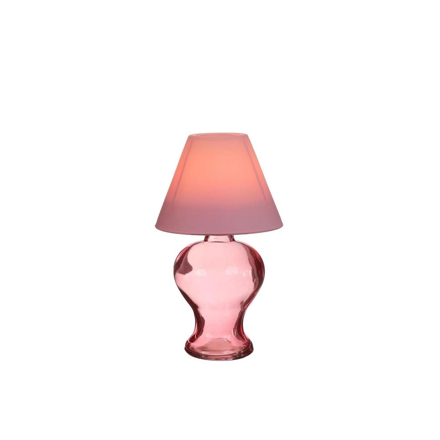 Ideas 4 Seasons Glas-Teelichtlampe weich rosa h16cm