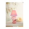 Ideas 4 Seasons Glas-Teelichtlampe weich rosa h16cm