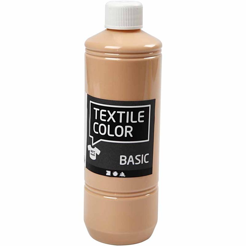 Creativ Company Textilfarbe, hellbeige, 500 ml 1 Flasche
