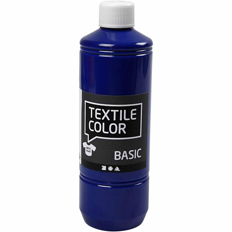 Kreativfirma Textilfarbe Farbe Primärblau, 500 ml
