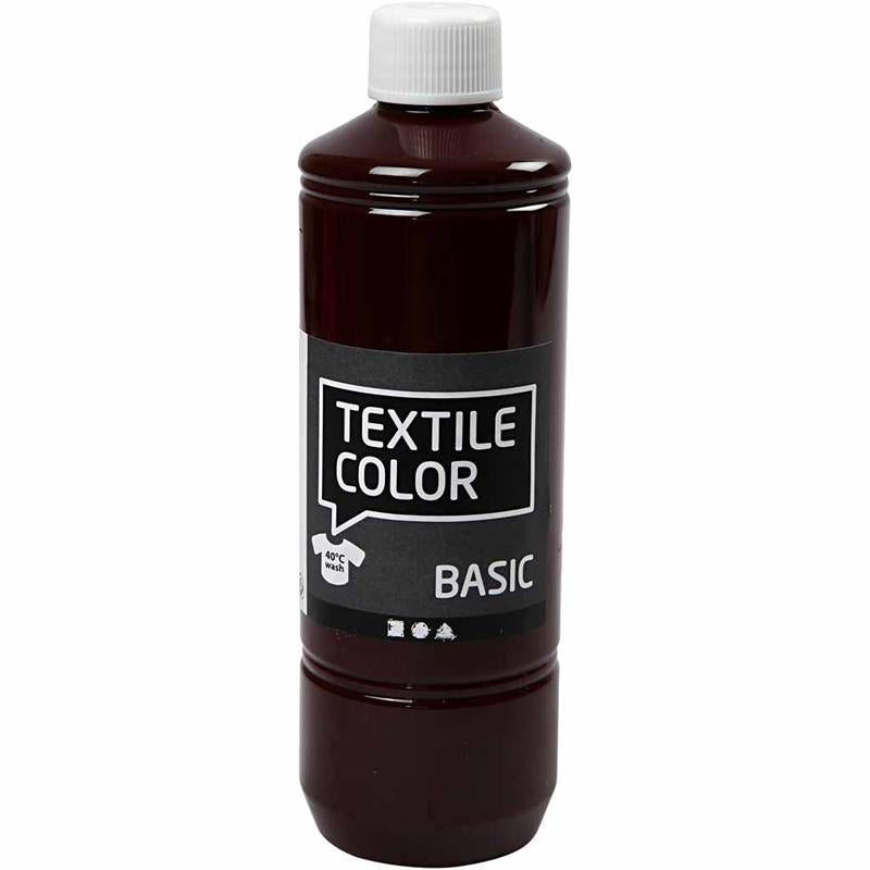Creativ Company Textilfarbe, Aubergine, 500 ml 1 Flasche