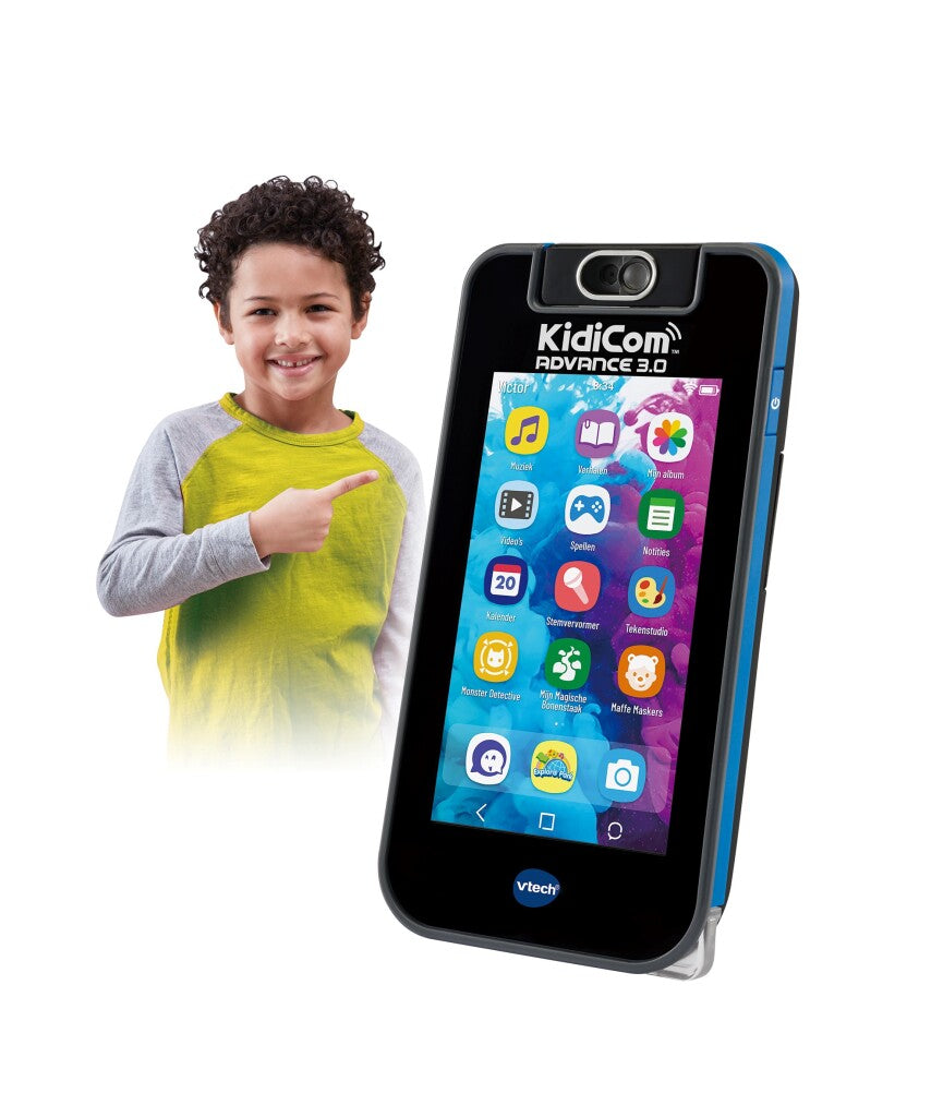 Vtech Toy Telefon Kidicom 3.0 Black Blue 3-Parts