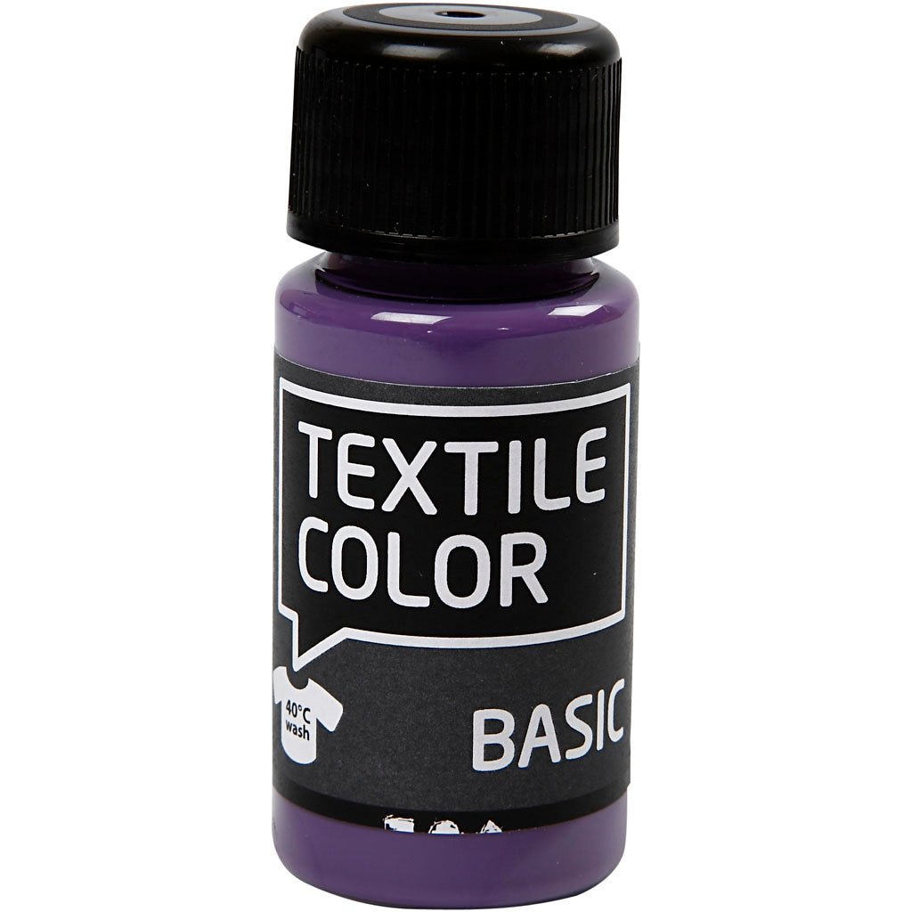 Kreativfirma Textilfarbe Semi-bedeckender Textilfarbe Lavendel, 50 ml