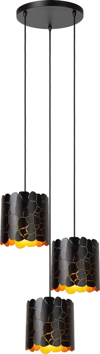 Lucide Almelo - Hängelampe - 3xE27 - Schwarz
