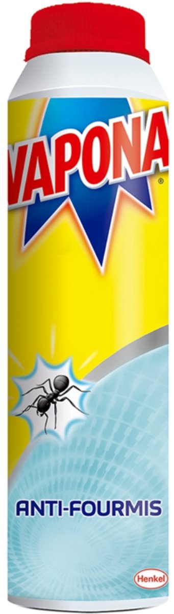 Vapona Anti-Ameisen-Pulver – schnelle Ergebnisse – häufige Anwendung – bekämpft bis zu 75 Ameisennester – Ameisengift – 150 g