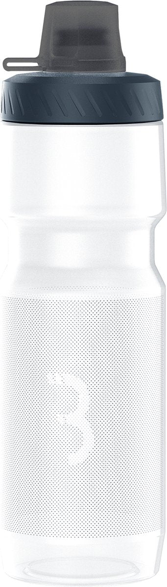 BBB Cycling Car Tank XL Mudcap Autoclose Trinkflasche Rennrad – Trinkflasche Fahrrad – Trinkflasche Radfahren MTB – Trinkflasche 750 ml – transparent – BWB-16