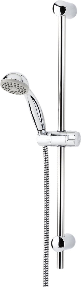 Tiger Como Duschset – Duschkopf ø 6,5 cm – großzügiger Strahl – Chrom