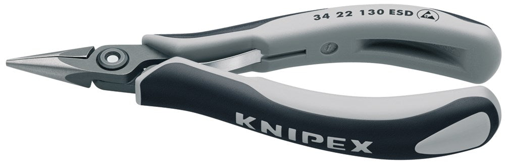 Knipex Präzisions-Elektronik-Greifzange ESD-Halbrundbacken