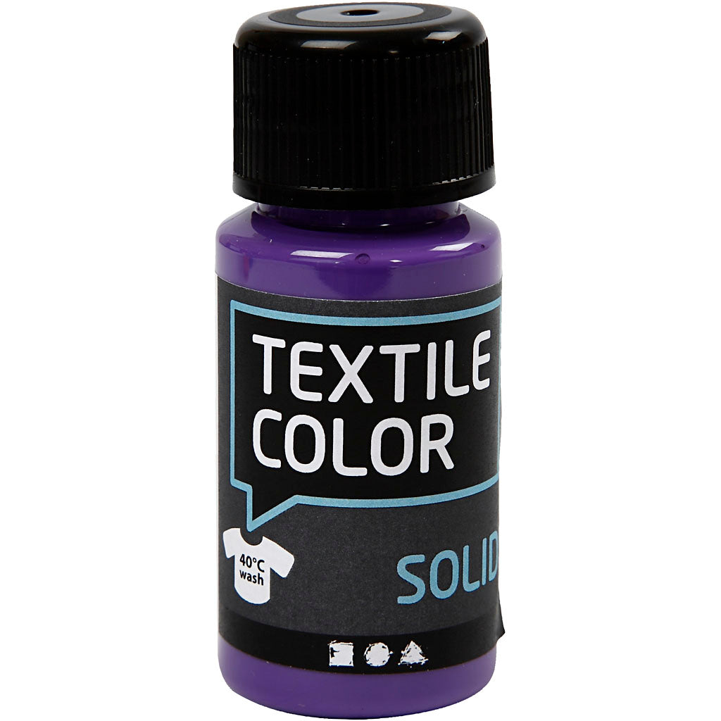 Kreativfirma Textilfarbe Deckung Textilfarbe lila, 50 ml