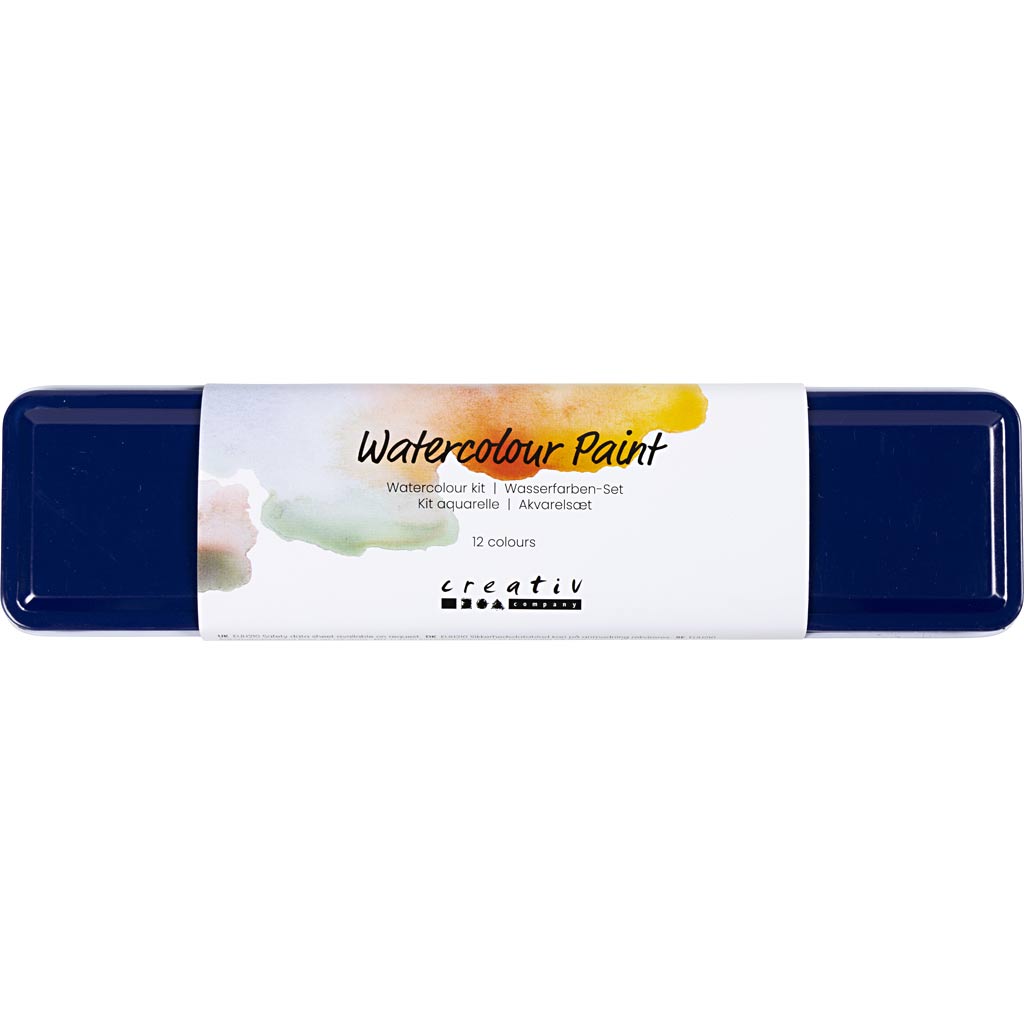 Aquarellfarbe Set - verschiedene Farben, 1 Box