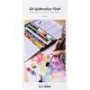 Creativ Company Art Aquarellfarbe, ½ Näpfchen, Größe 10x15x20 mm, Standardfarben, 48 Farben 1 Box