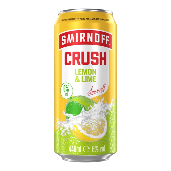 Smirnoff Crush Lemon Lime Dose (12x 44 cl)