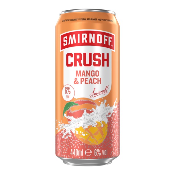 Smirnoff Crush Mango Peach Dose (12x 44 cl)