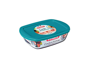Pyrex Cook Store 1,2L -Gericht mit Deckeldeckel