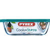Pyrex Cook Store 1,2L -Gericht mit Deckeldeckel