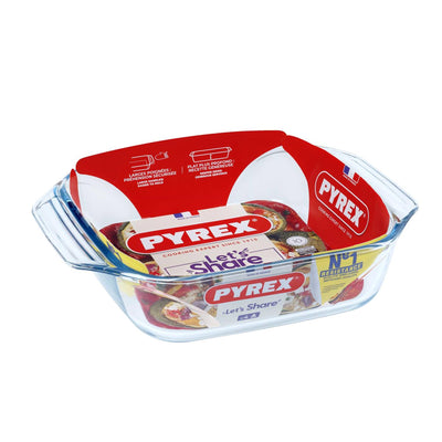 Pyrex unwiderstehlicher Backform 2,4 l Quadrat