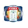 Pyrex -Backform mit Deckel 1,6 l und 0,5 l