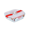 Pyrex-Schüssel mit Deckel 1l 20x17x6cm
