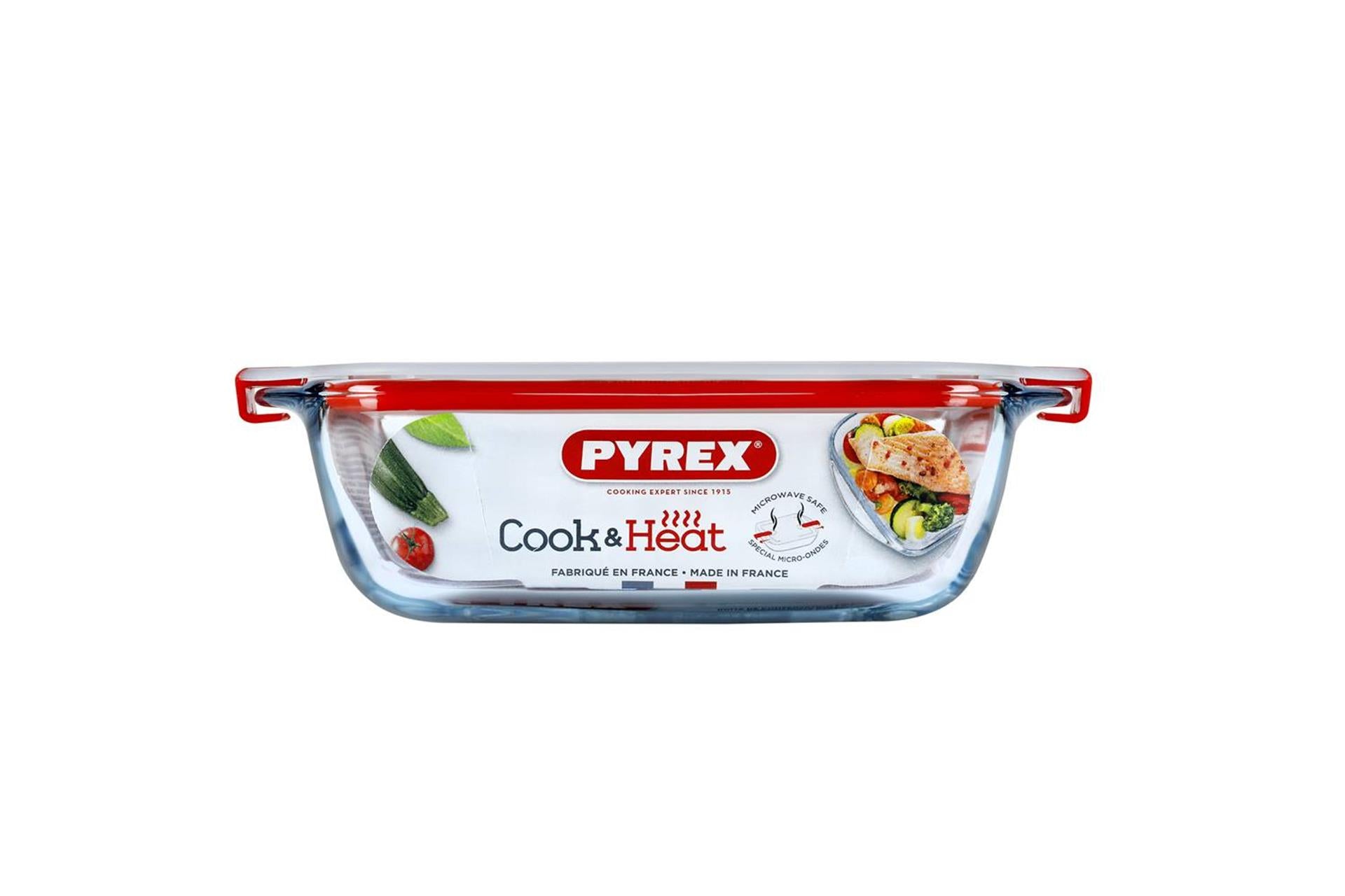 Pyrex-Schüssel mit Deckel 1l 20x17x6cm