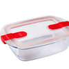 Pyrex-Schüssel mit Deckel 1,1l 23x15x6cm