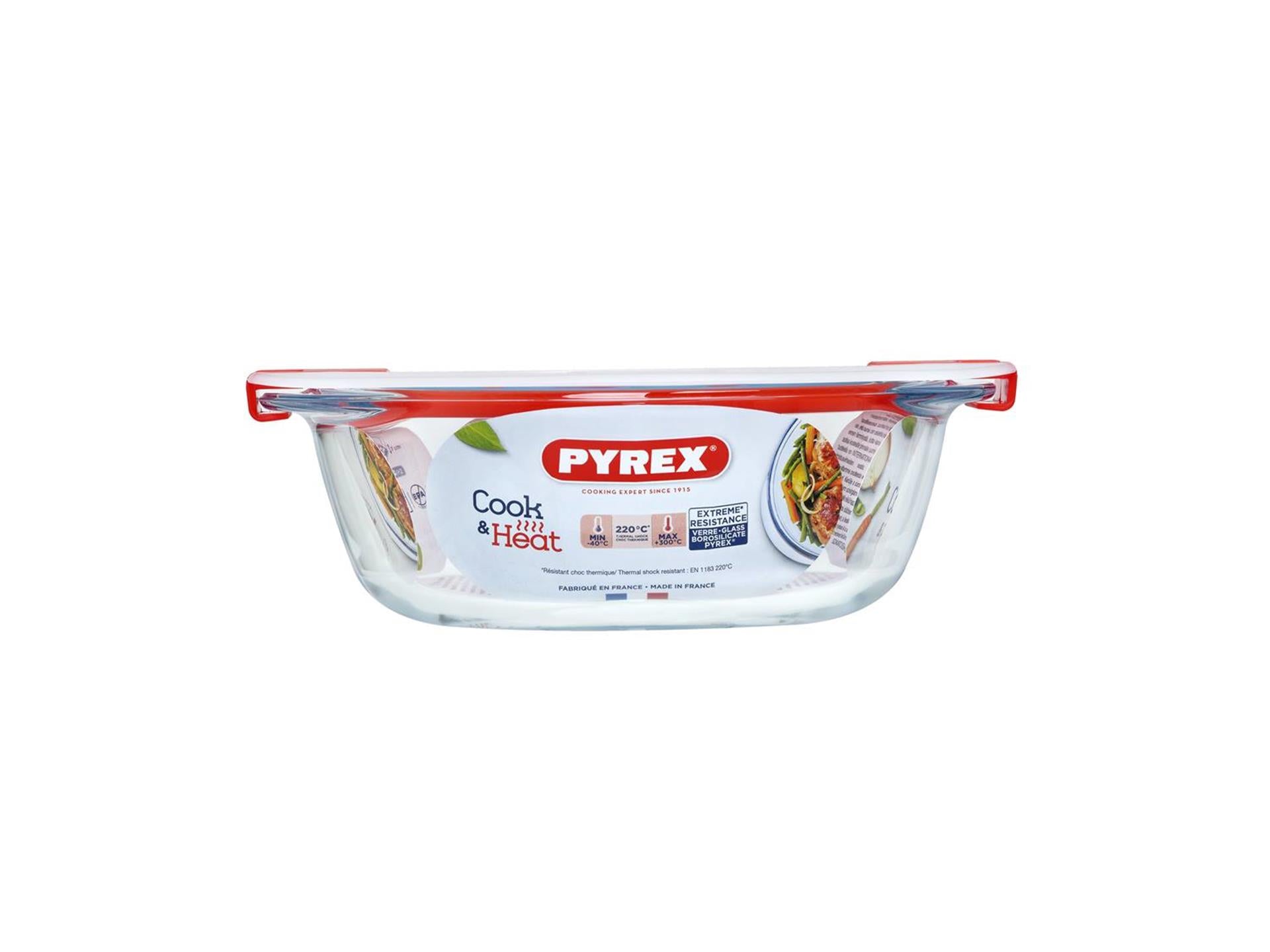Pyrex-Kochofenform, 20 x 18 x 7 cm