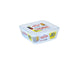 Pyrex -Pyrex -Koch- und Gefrierofenschale 15x15 cm Borosilikatglas
