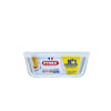 Pyrex -Pyrex -Koch- und Gefrierofenschale 15x15 cm Borosilikatglas
