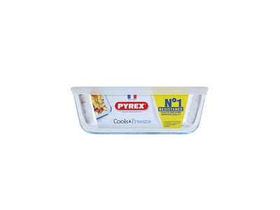 Pyrex-Schüssel mit Deckel 2l 20x22cm