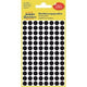 Markierungspunkte Avery 3009 schwarz 8 mm