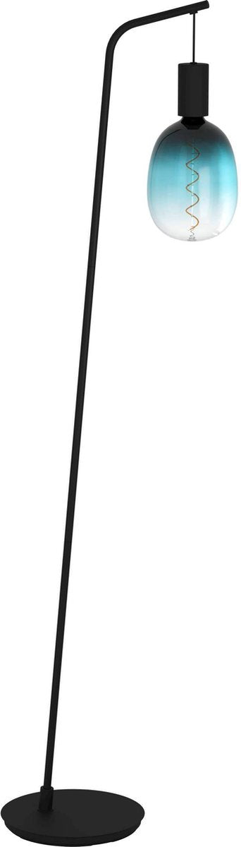 Eglo Cranley Stehleuchte - Stehleuchte - E27 (exkl.) - 170 cm - Schwarz